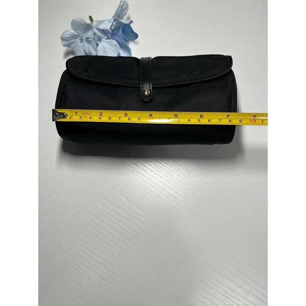 Kate Spade New York Black Nylon Travel Jewelry Roll Organizer PWRU5396